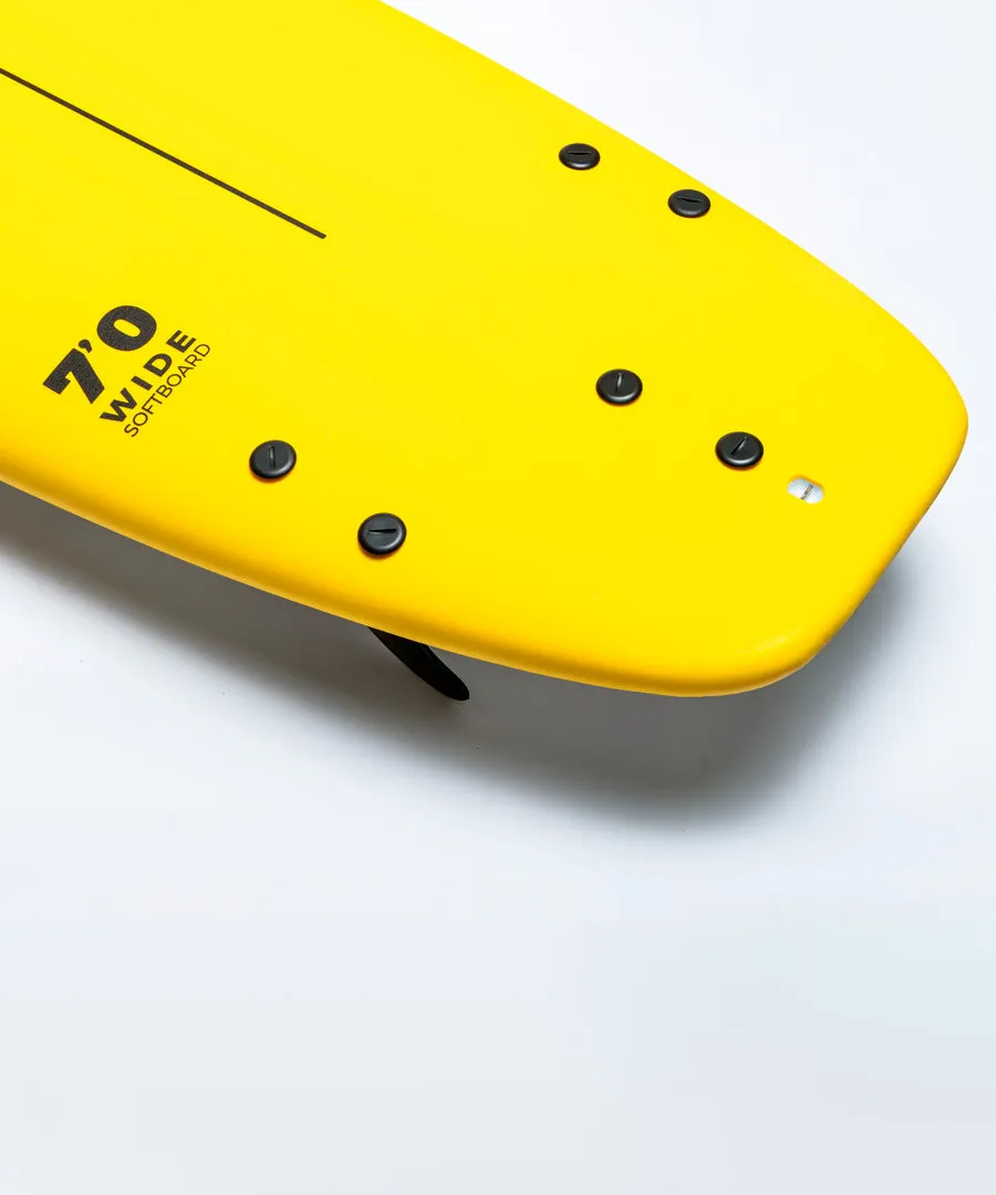 Flowt Standard Wide Soft Top 7'0-Yellow