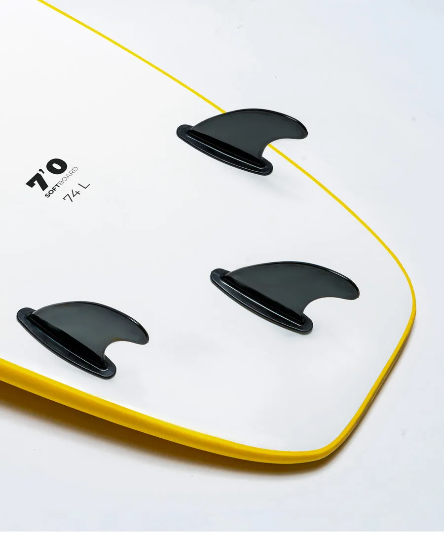 Flowt Standard Wide Soft Top 7'0-Yellow